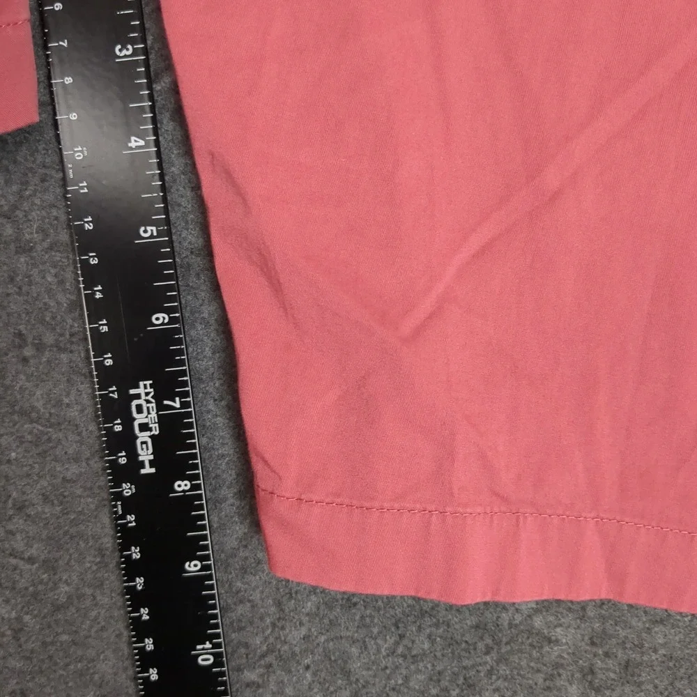 J.Crew Mens Stretch Chino Shorts‎ 35 9 Salmon Pink Casual Summer Preppy 77388